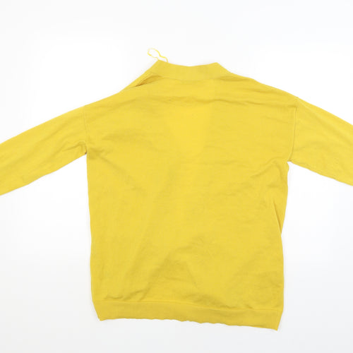 George Womens Yellow   Cardigan Jumper Size M