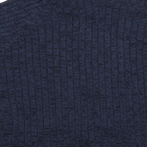 Classic Menswear Mens Blue   Full Zip Jumper Size L