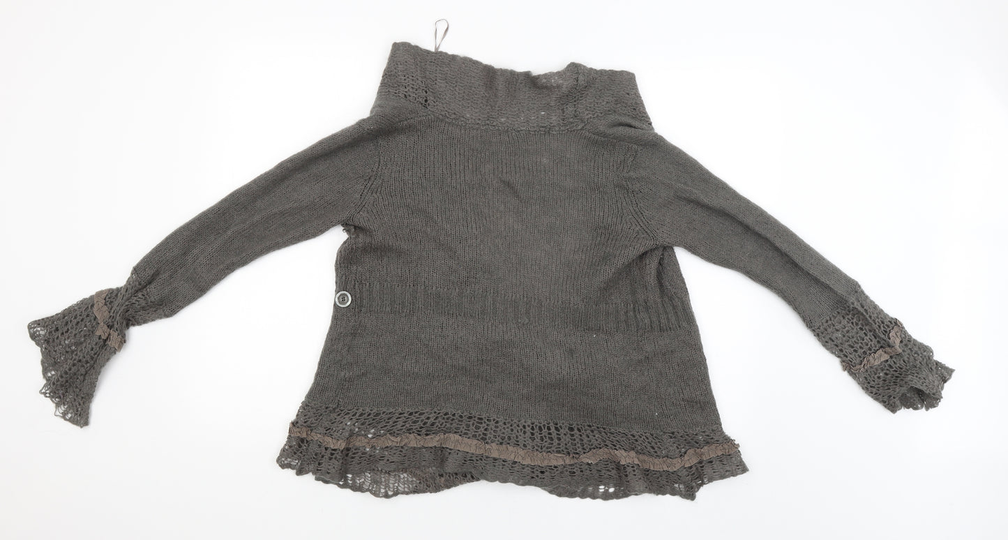 Fat Face Womens Green   Cardigan Jumper Size 14