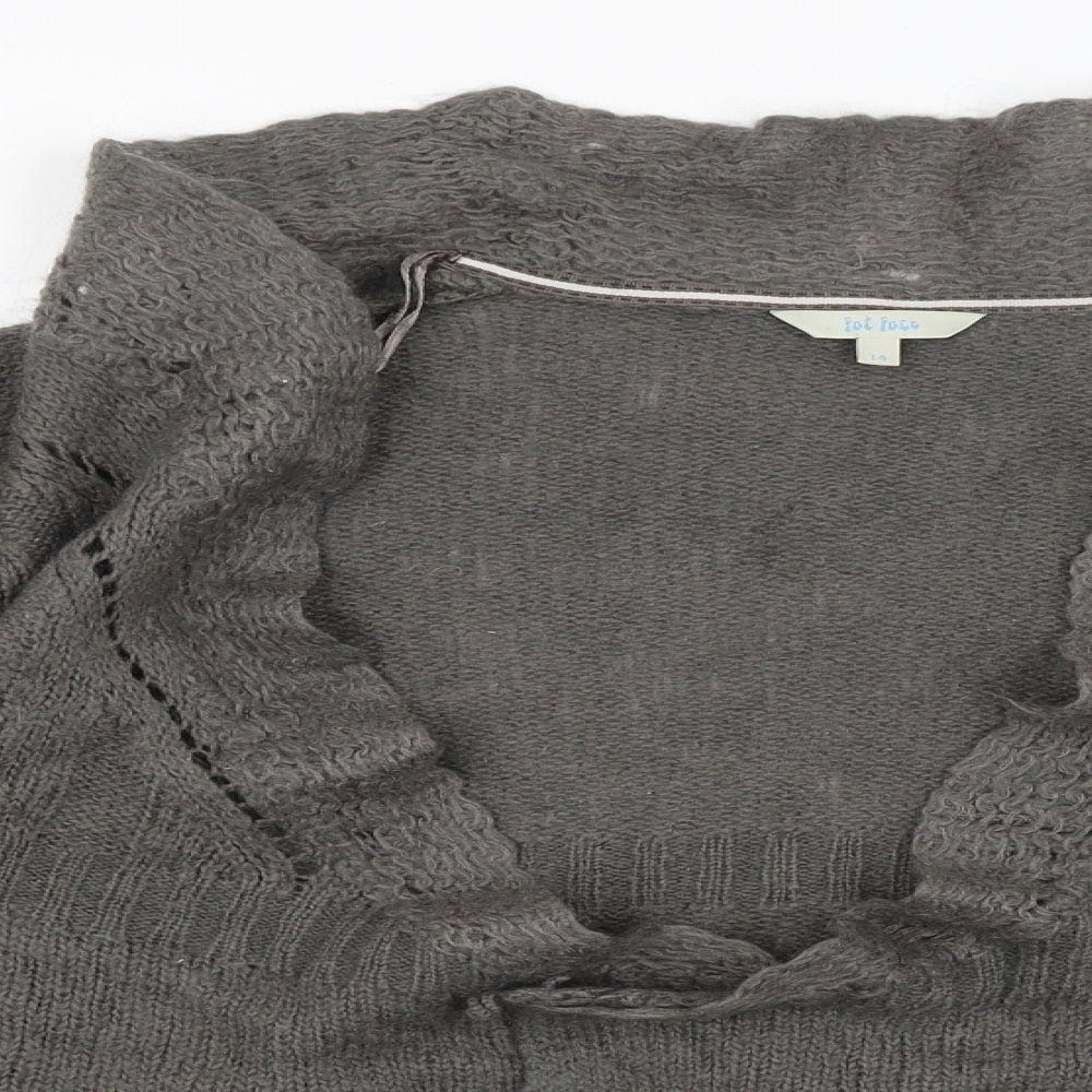 Fat Face Womens Green   Cardigan Jumper Size 14