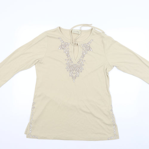 Victoria Taylor Womens Beige   Pullover Jumper Size 14