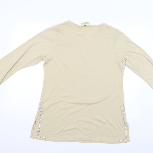 Victoria Taylor Womens Beige   Pullover Jumper Size 14