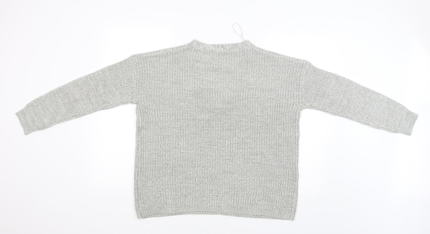Papaya Womens Grey   Pullover Jumper Size L