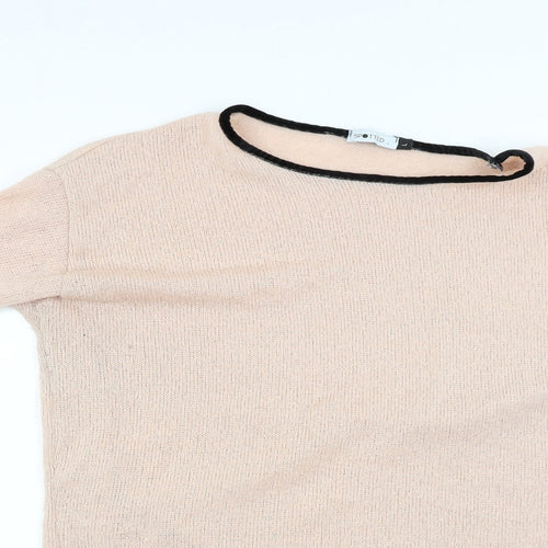 Spotted Womens Pink   Pullover Jumper Size L
