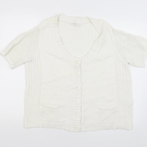 Bonita Womens White   Pullover Jumper Size XL