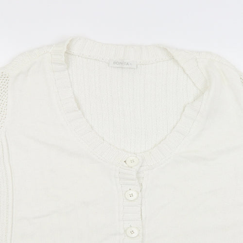 Bonita Womens White   Pullover Jumper Size XL
