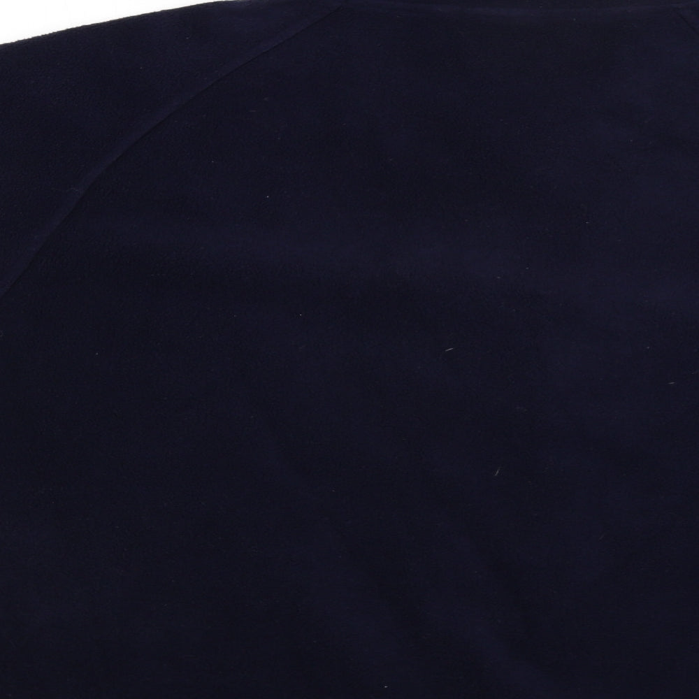 Eastex Womens Blue Floral  Full Zip Jumper Size M