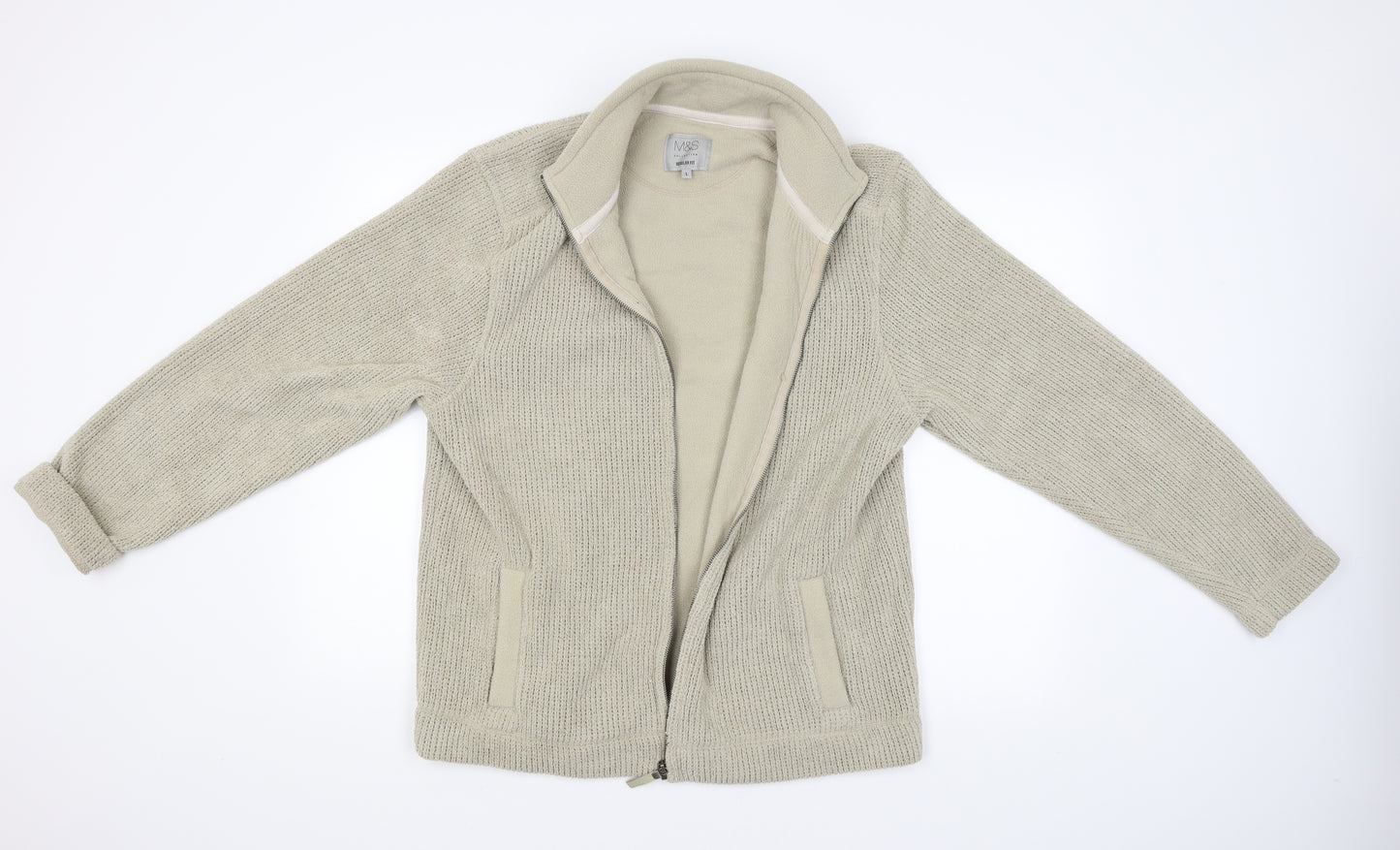 M&S Womens Beige   Jacket  Size L