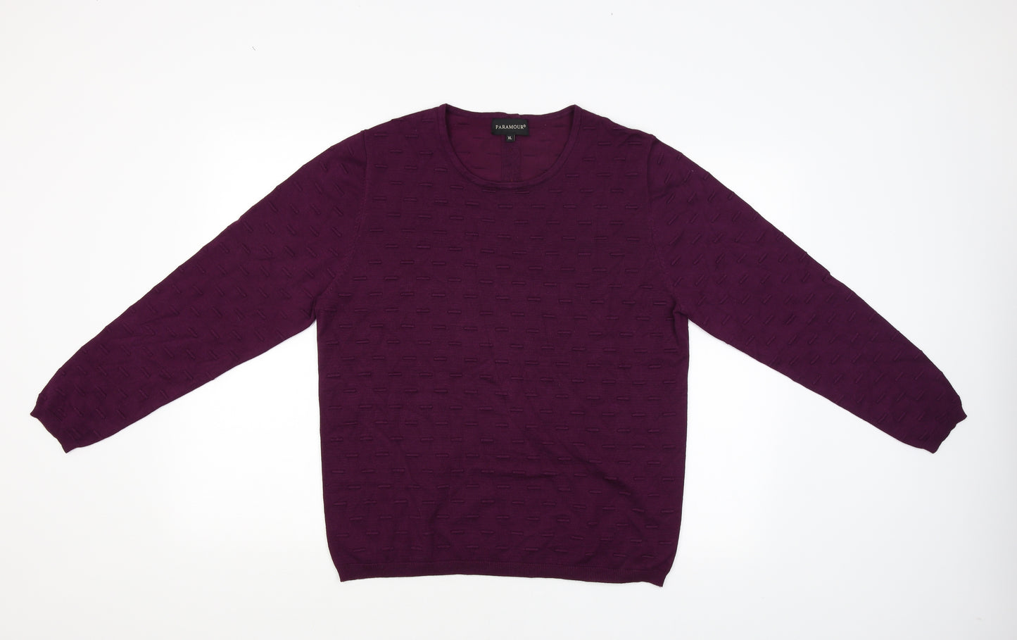 paramour Womens Purple   Pullover Jumper Size XL
