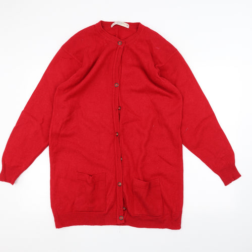 stmichael Womens Red   Jacket Coatigan Size 12