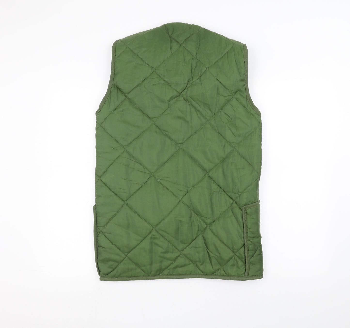Preworn Mens Green   Gilet Coat Size S