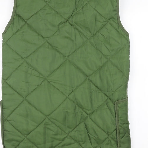 Preworn Mens Green   Gilet Coat Size S