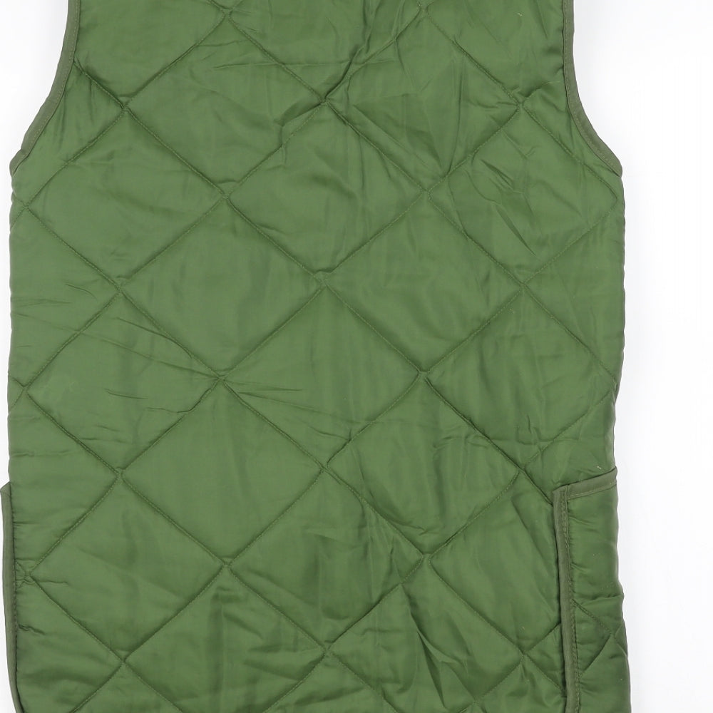 Preworn Mens Green   Gilet Coat Size S