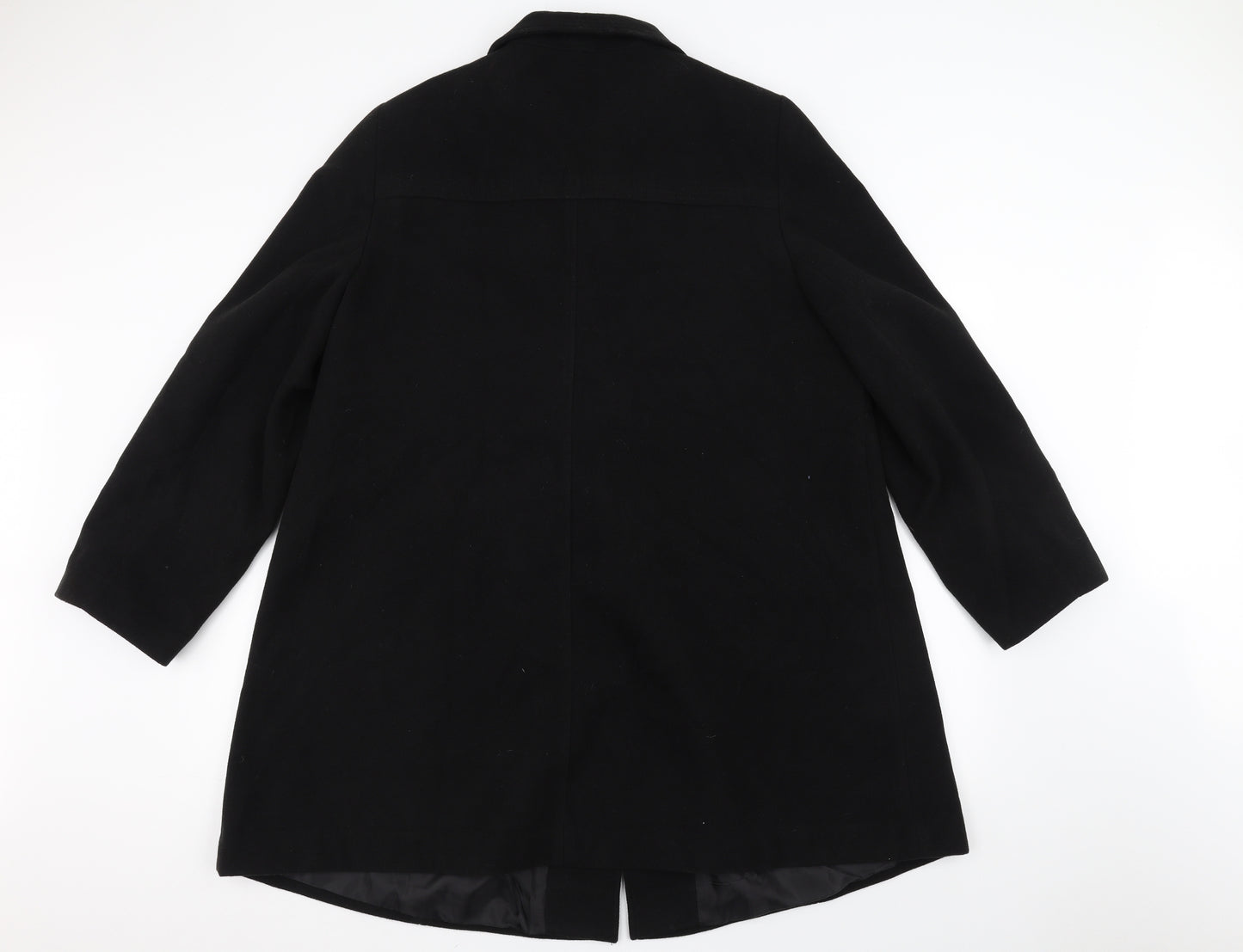 George Womens Black   Pea Coat Coat Size 22