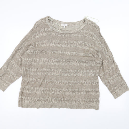 Country Club Womens Brown   Pullover Jumper Size XL