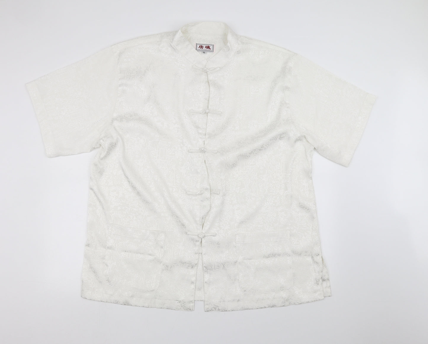 Preworn Womens White   Jacket Coatigan Size XL