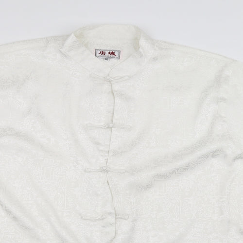 Preworn Womens White   Jacket Coatigan Size XL