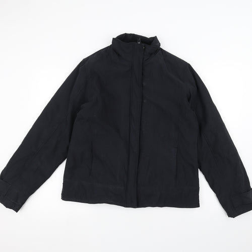 Etam Womens Black   Pea Coat Coat Size 14