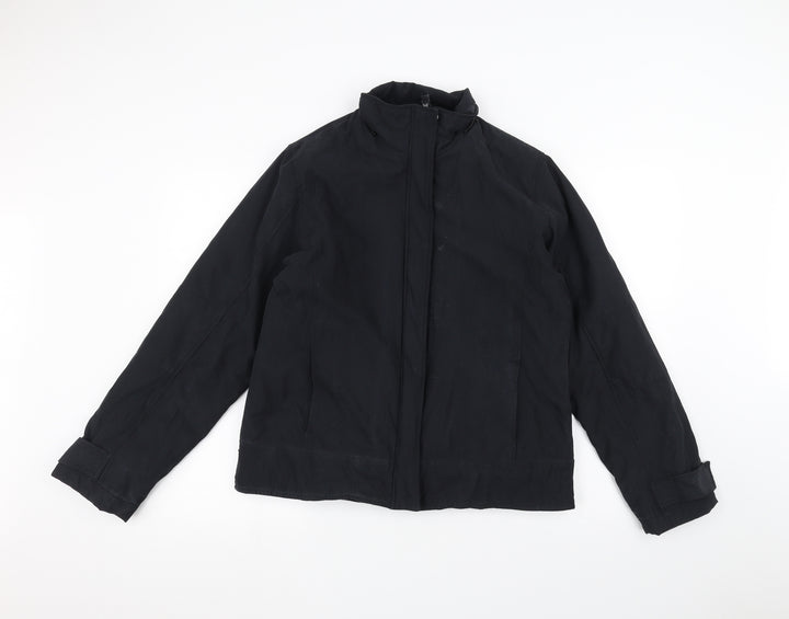 Etam Womens Black   Pea Coat Coat Size 14