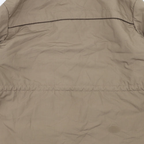 stmichael Mens Brown   Pea Coat Coat Size M
