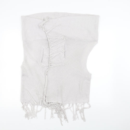 Topshop Womens White   Jacket Coatigan Size 16