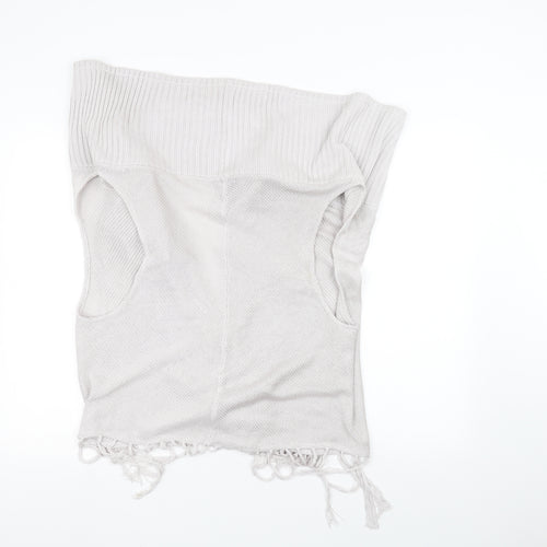 Topshop Womens White   Jacket Coatigan Size 16