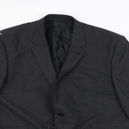 Tom English Mens Black   Jacket Suit Jacket Size 36