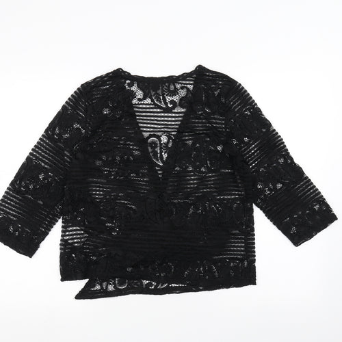 casamia Womens Black   Cardigan Jumper Size M