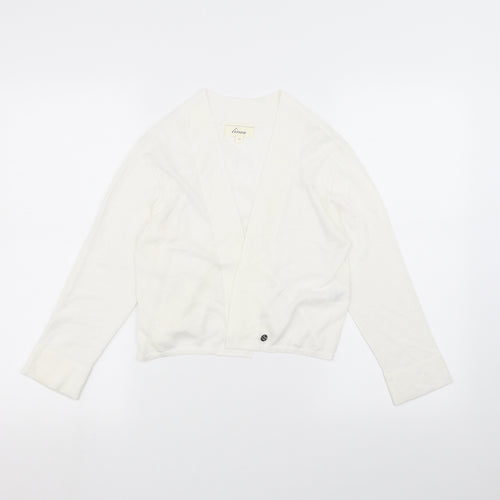 Linea Womens White   Cardigan Jumper Size M