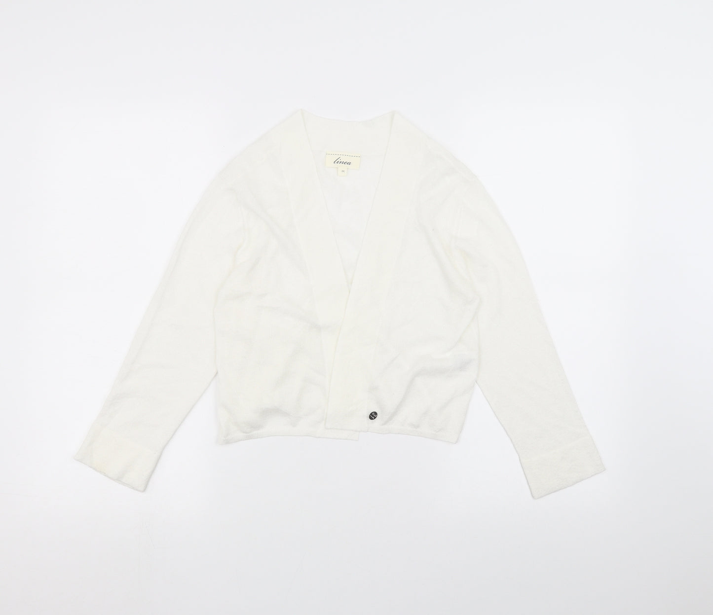 Linea Womens White   Cardigan Jumper Size M