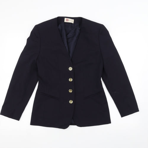 Bianca Womens Blue   Jacket  Size 6