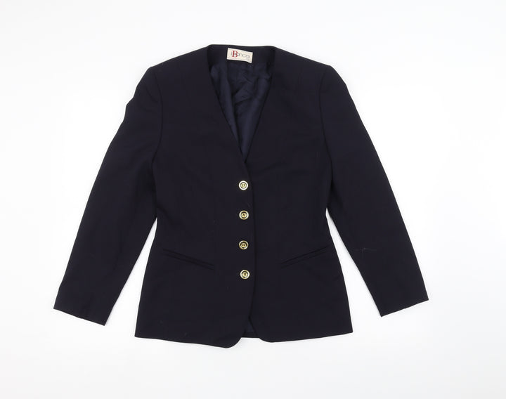 Bianca Womens Blue   Jacket  Size 6