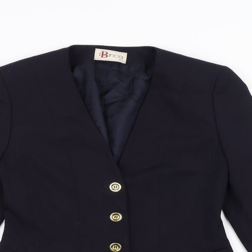 Bianca Womens Blue   Jacket  Size 6