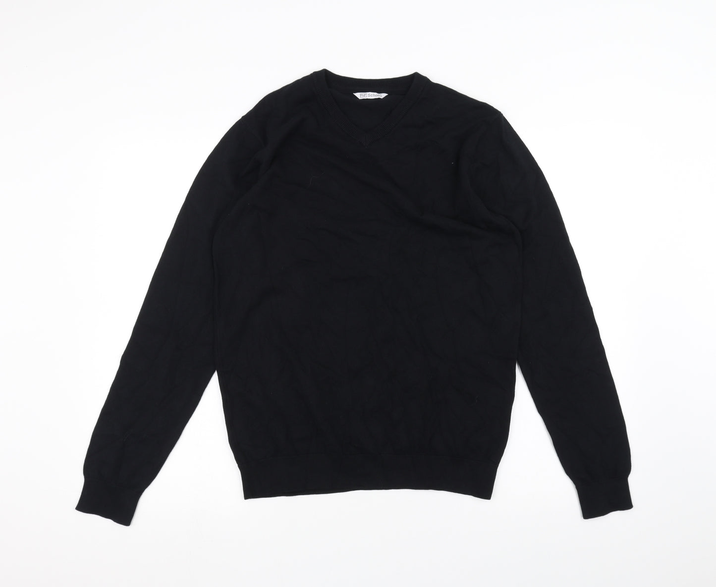 F&F Boys Black   Pullover Jumper Size 14-15 Years