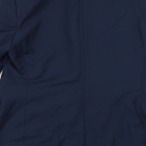 Taylor & Cutter Mens Blue   Jacket Suit Jacket Size 34