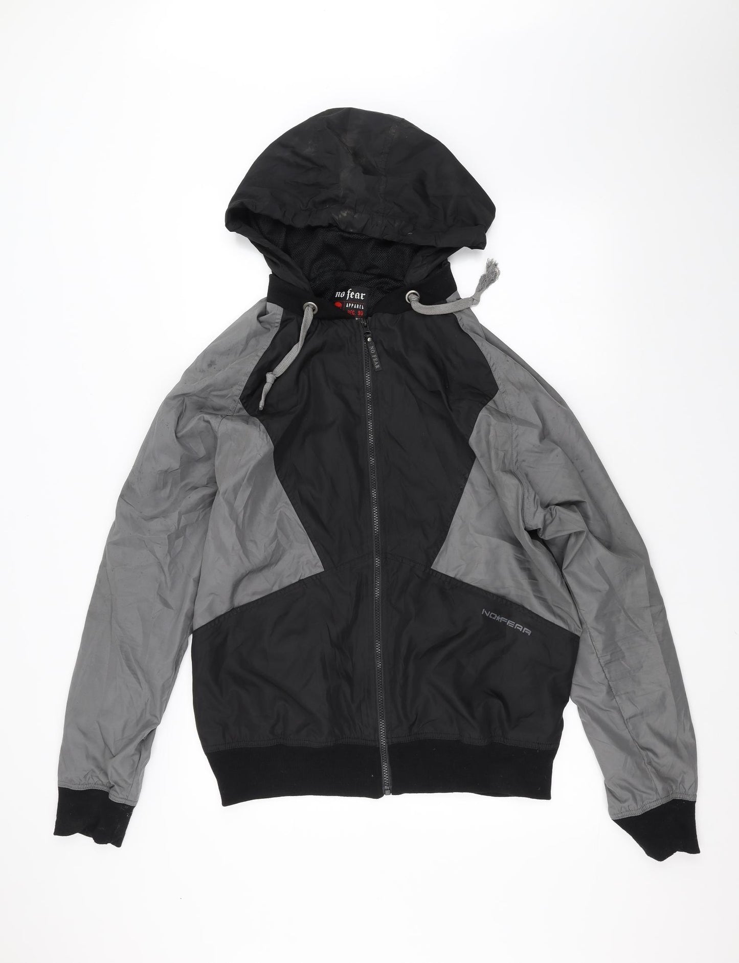 No Fear Mens Black   Parka Coat Size XL