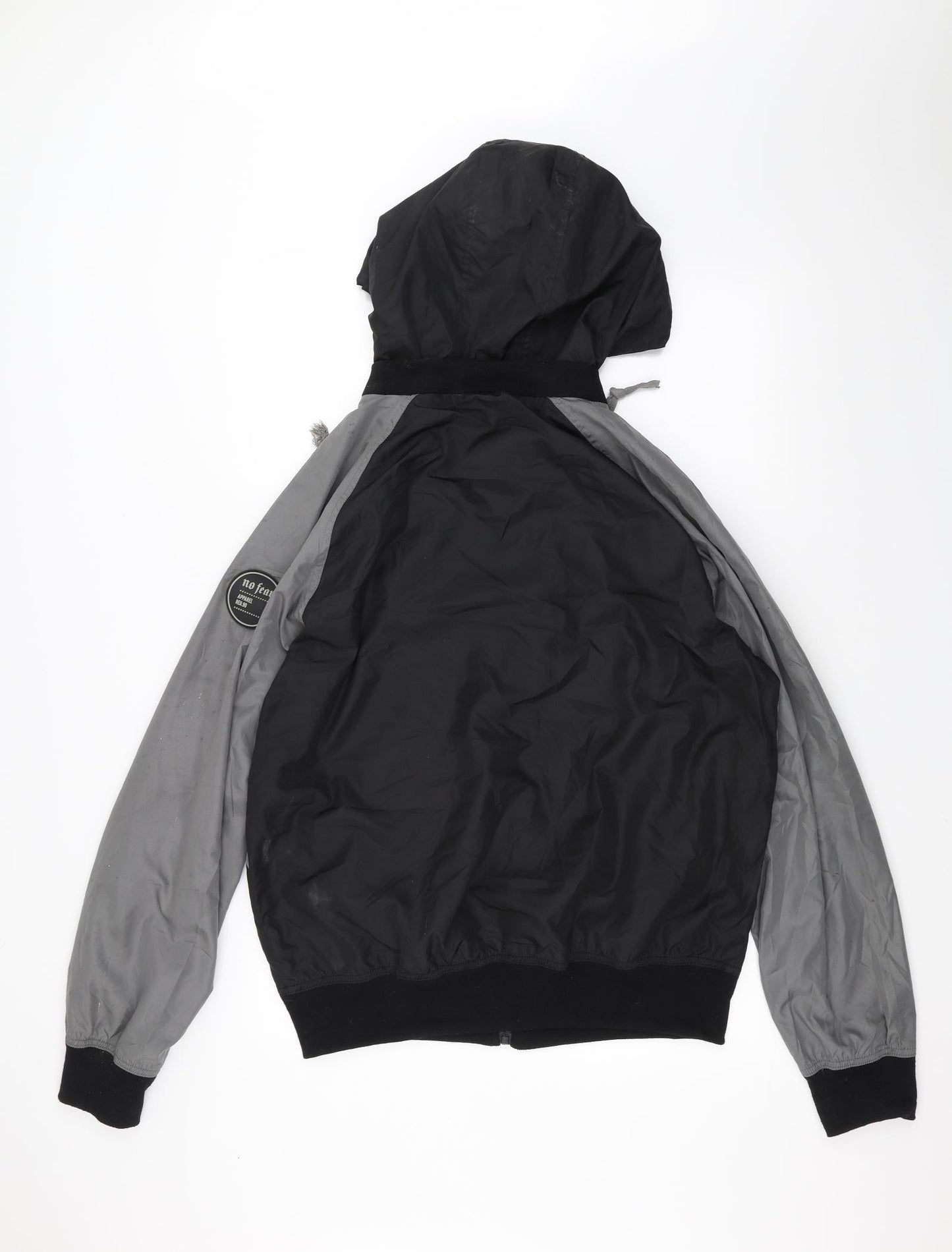 No Fear Mens Black   Parka Coat Size XL