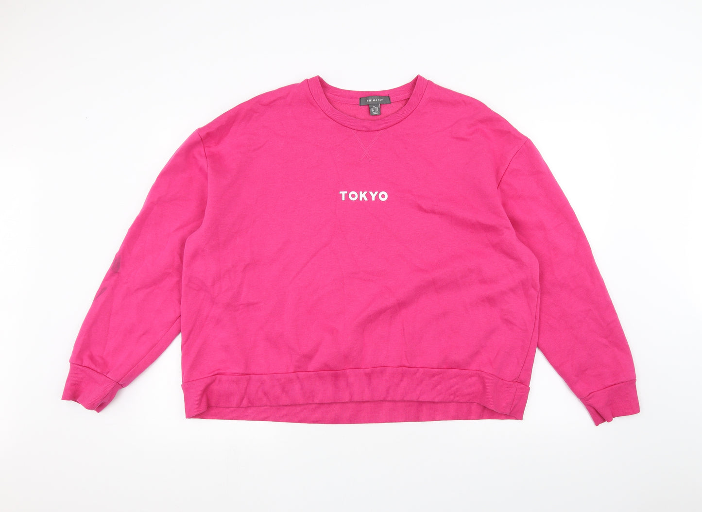 Primark Womens Pink   Pullover Jumper Size XL