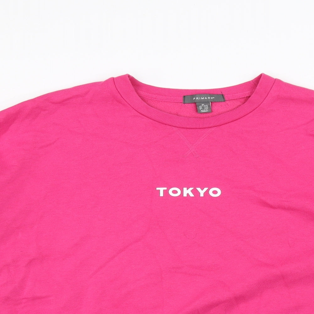 Primark Womens Pink   Pullover Jumper Size XL