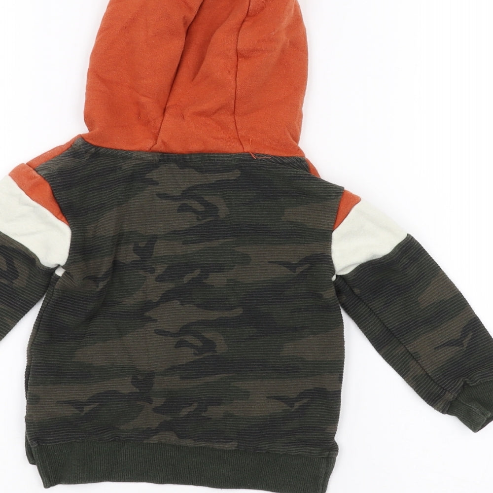 Primark Boys Orange   Pullover Hoodie Size 12-13 Years