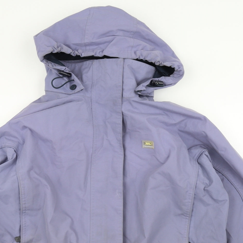 Trespass Womens Purple   Parka Coat Size L