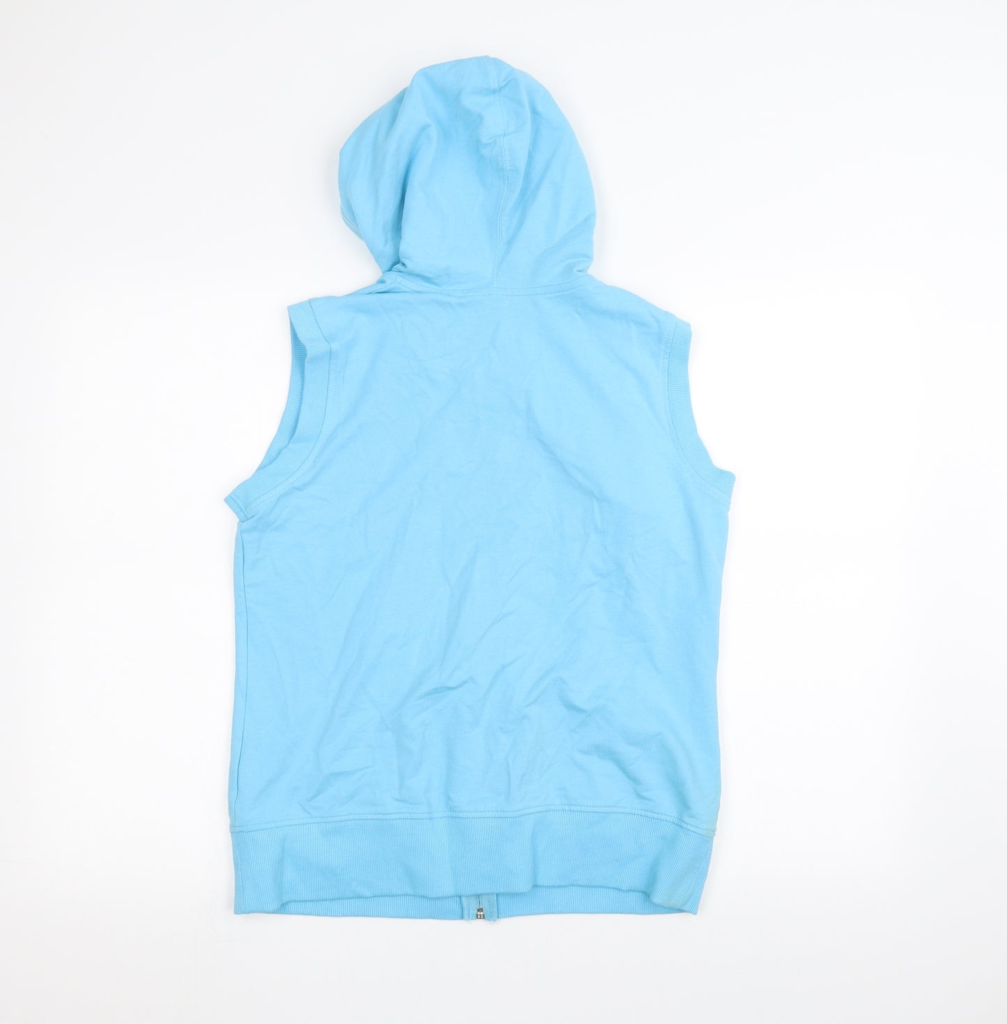 Marks and Spencer Womens Blue   Full Zip Hoodie Size 14