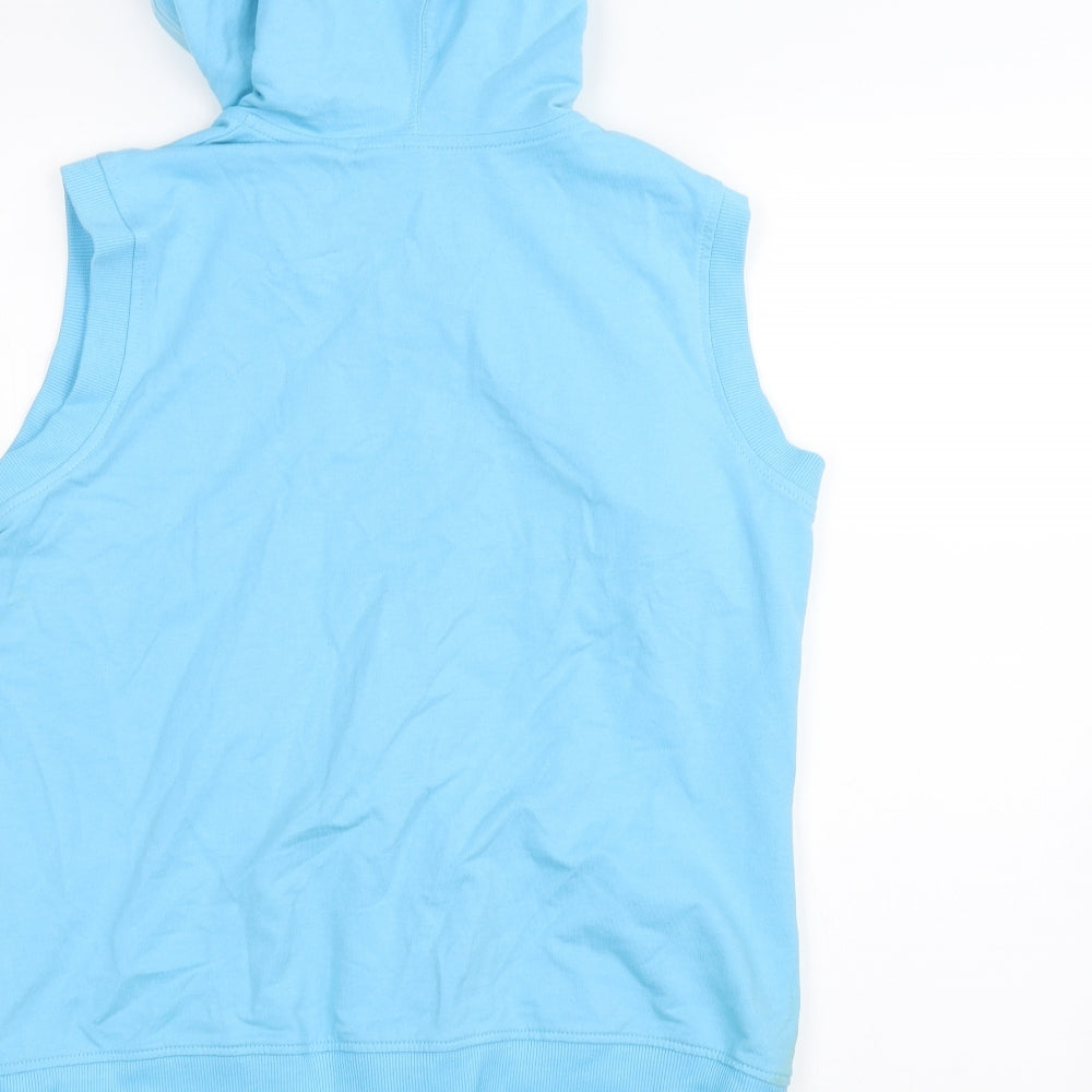 Marks and Spencer Womens Blue   Full Zip Hoodie Size 14