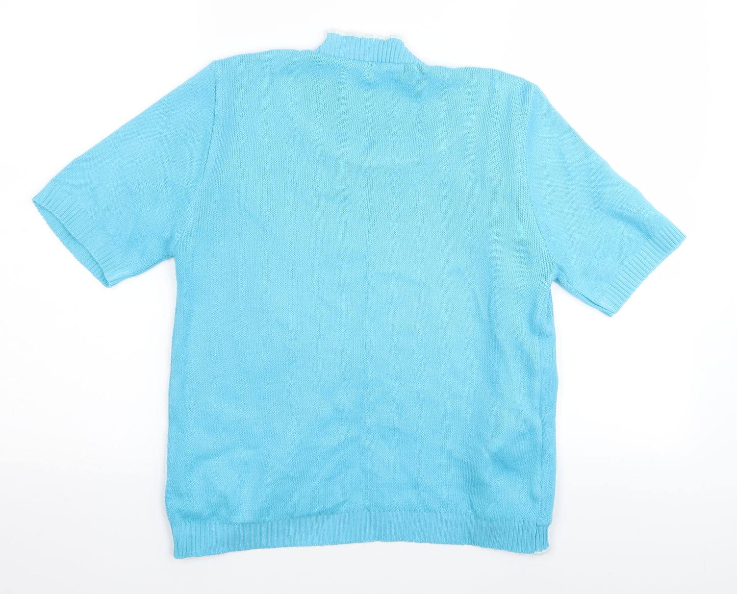 glimpse design Womens Blue   Cardigan Jumper Size S