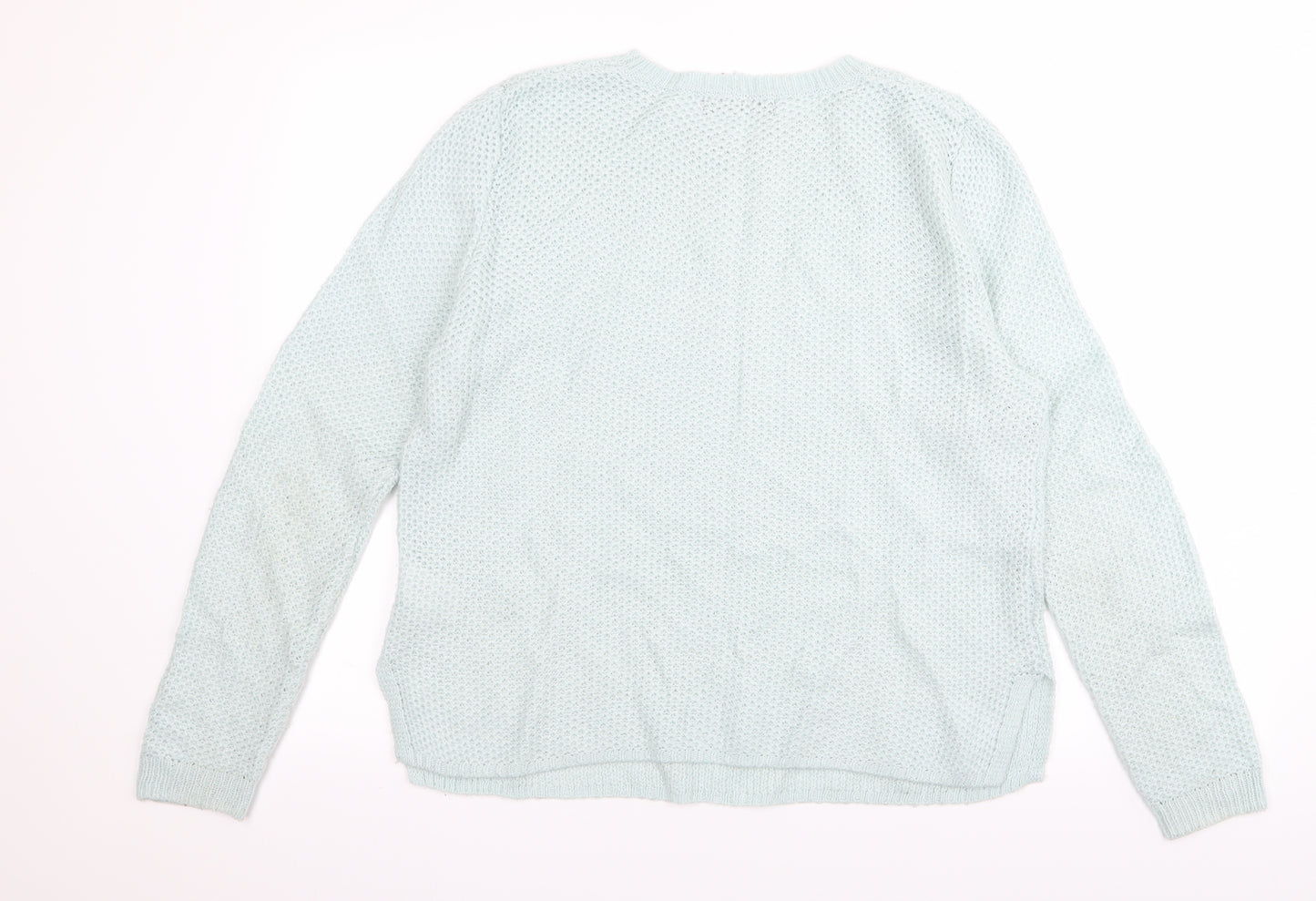 m&s Womens Green   Pullover Jumper Size 14