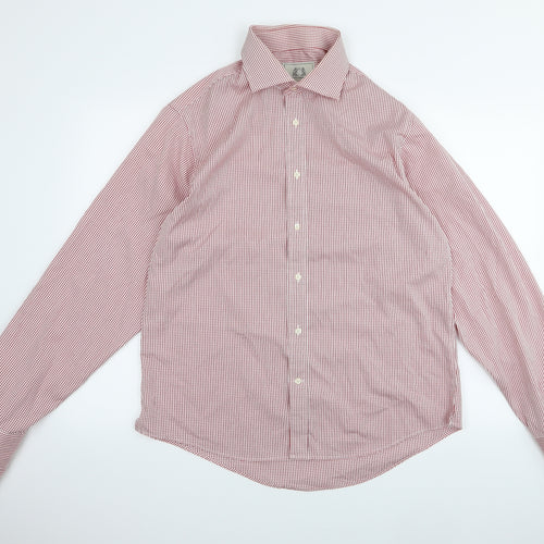 Preworn Mens Red    Button-Up Size 17