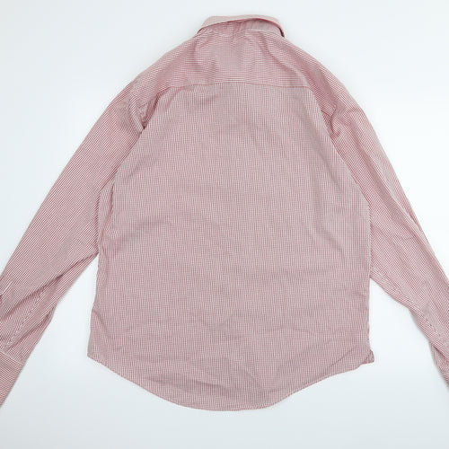 Preworn Mens Red    Button-Up Size 17