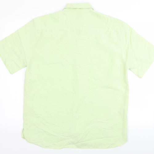 m&s Mens Green    Button-Up Size M
