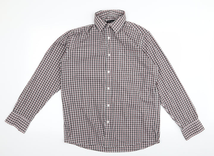 bw Mens White    Button-Up Size 15