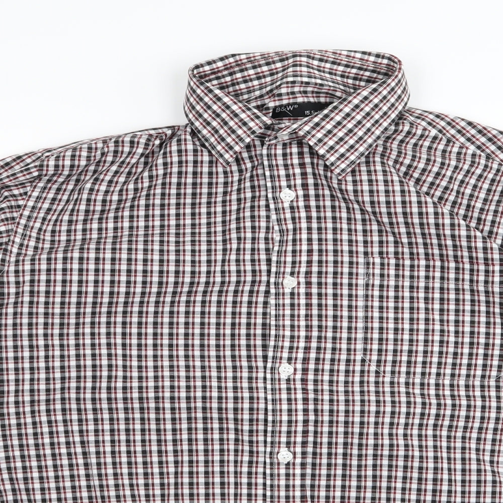 bw Mens White    Button-Up Size 15